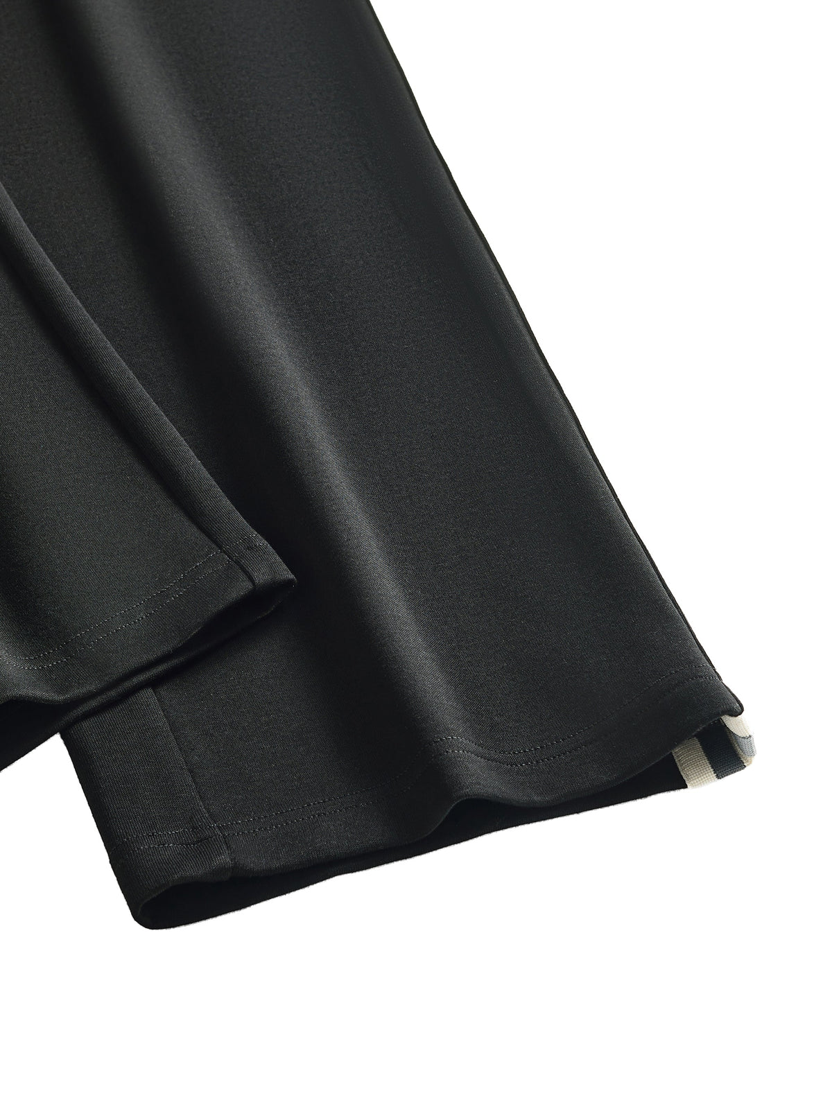 Wellness Side-Stripe Straight-Leg Pants
