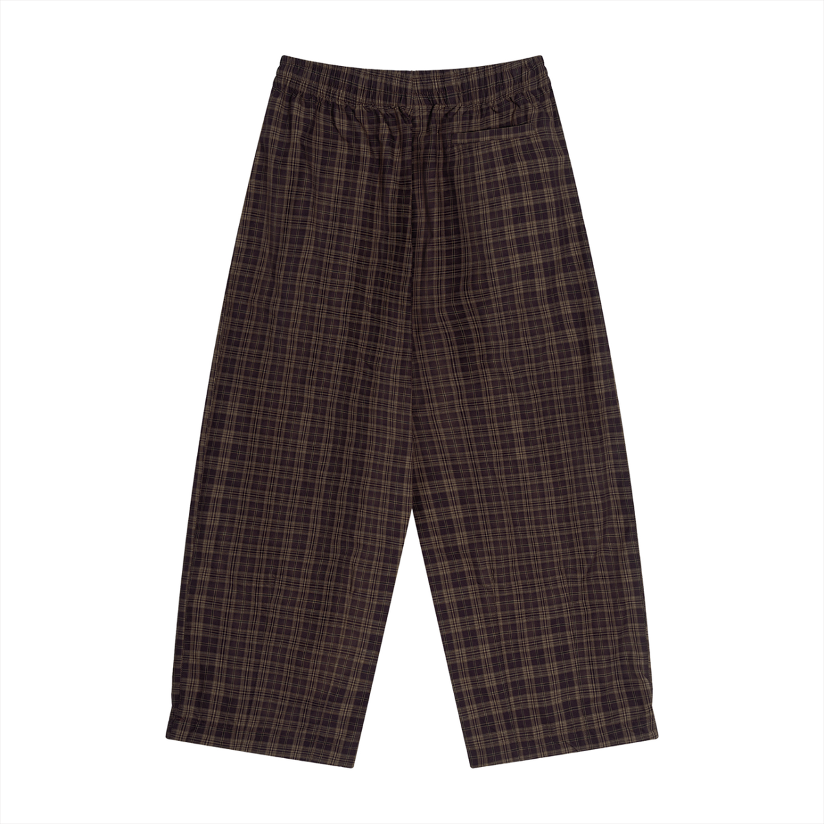 Active Plaid Wide Leg Pants