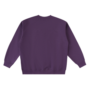 Wellness Oversized Taped Sweatshirt (Purple)