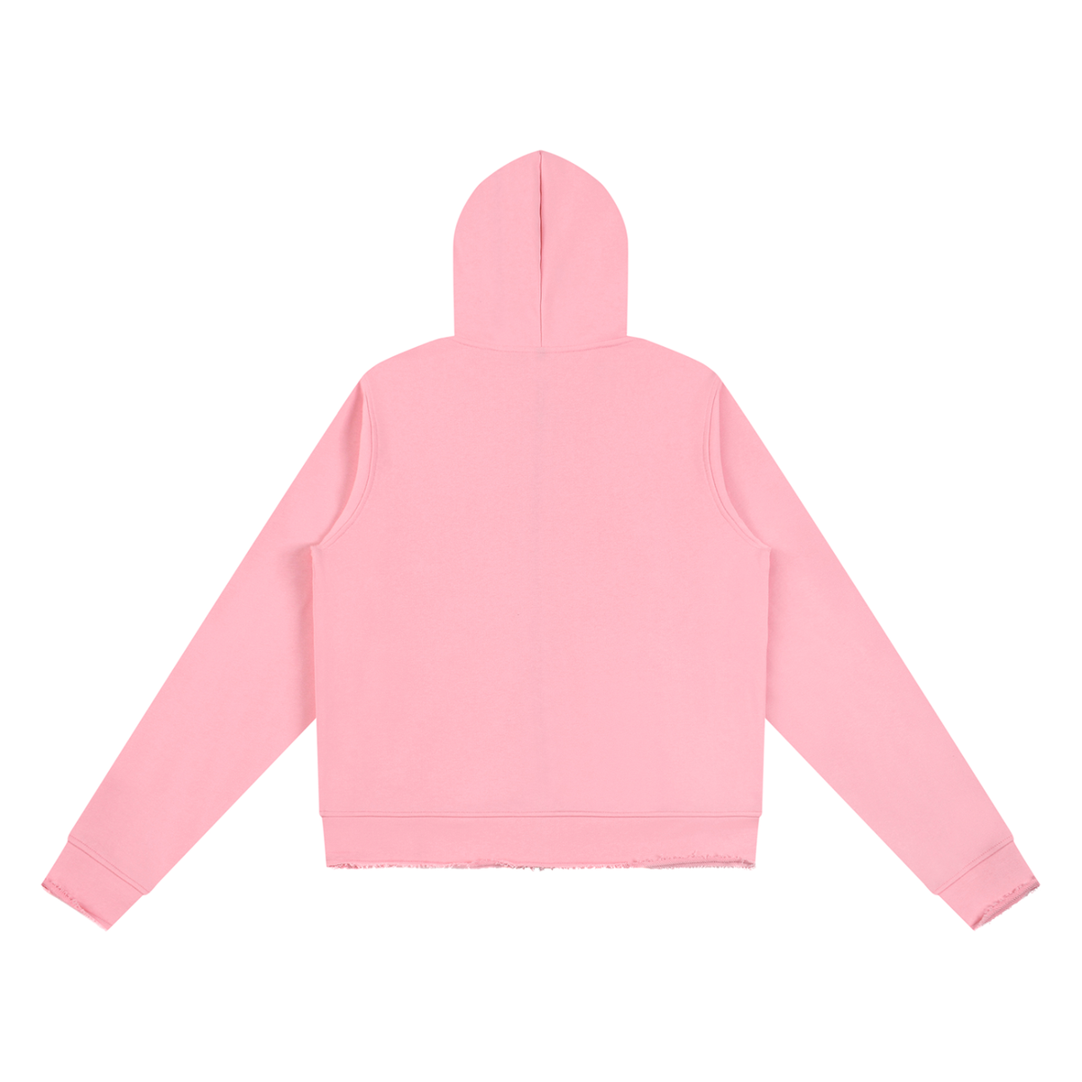 Active Raw Edge Full Zip Hoodie