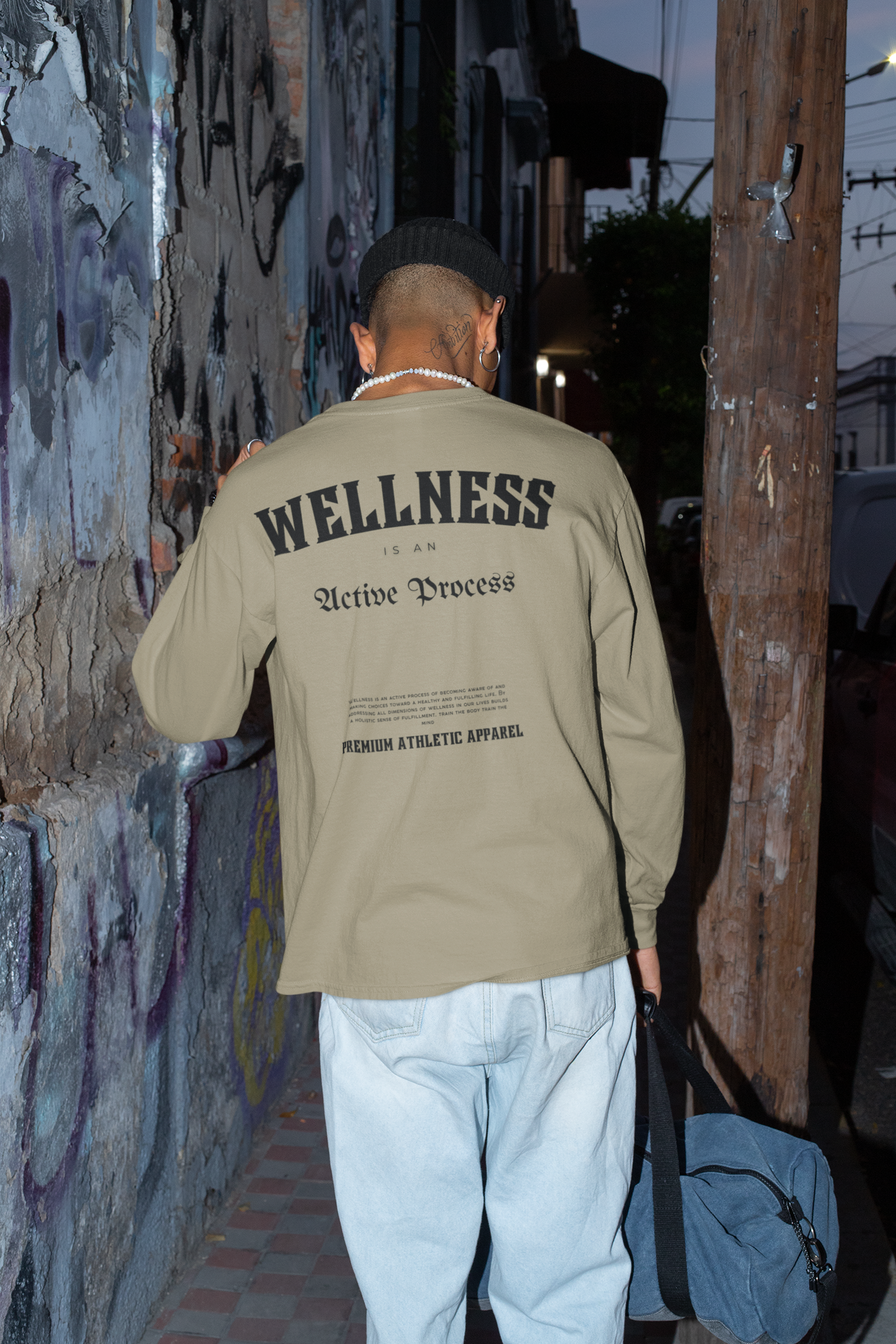 Wellness Classic Long-Sleeve Tee-Black