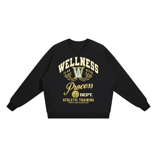 Wellness Sport V-Neck Crew-Black