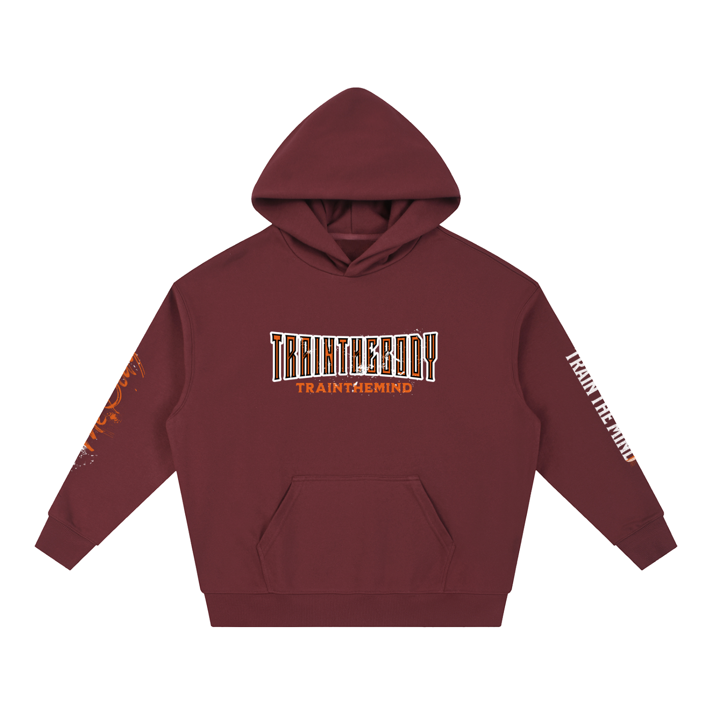 TTBTTM Heavyweight Graphic Hoodie-Orange