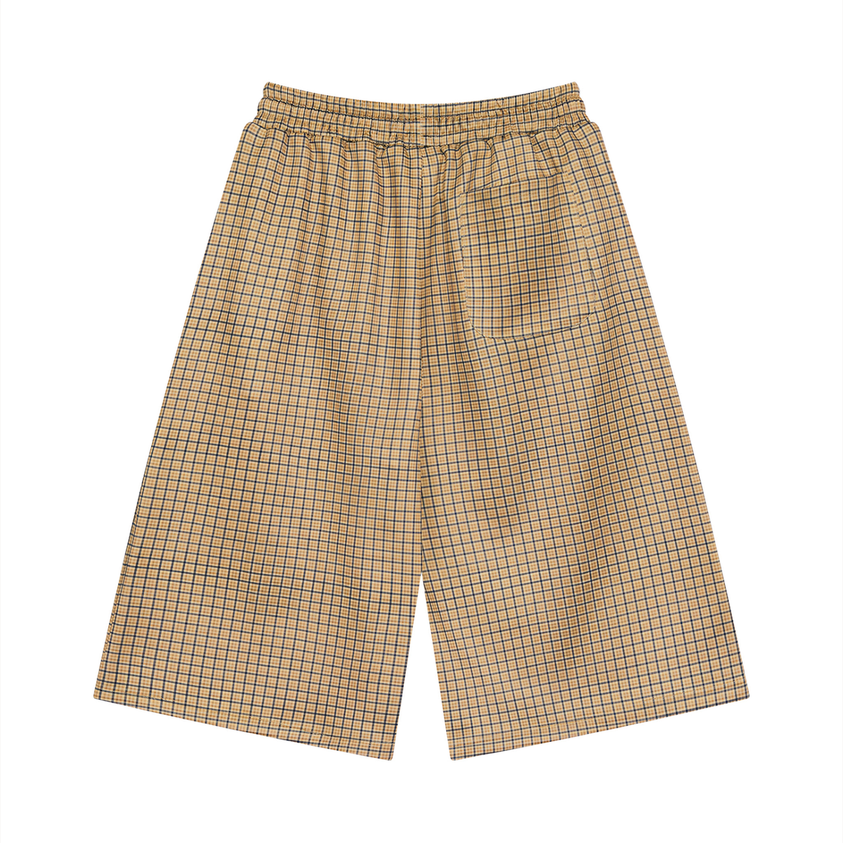 Active Plaid Drawstring Shorts