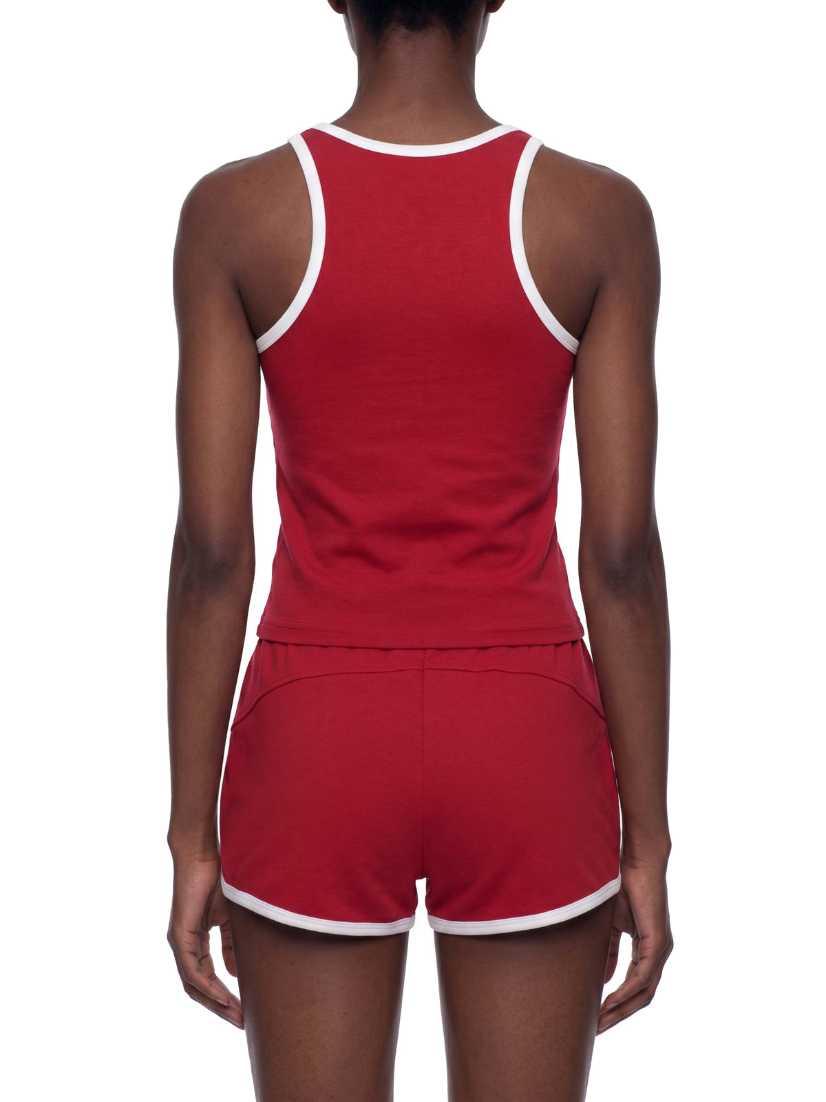 Active Color Block Cropped Tank