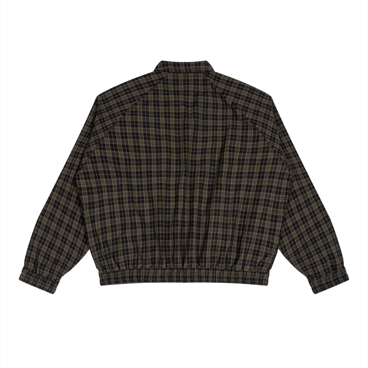 Active Plaid Track Jacket