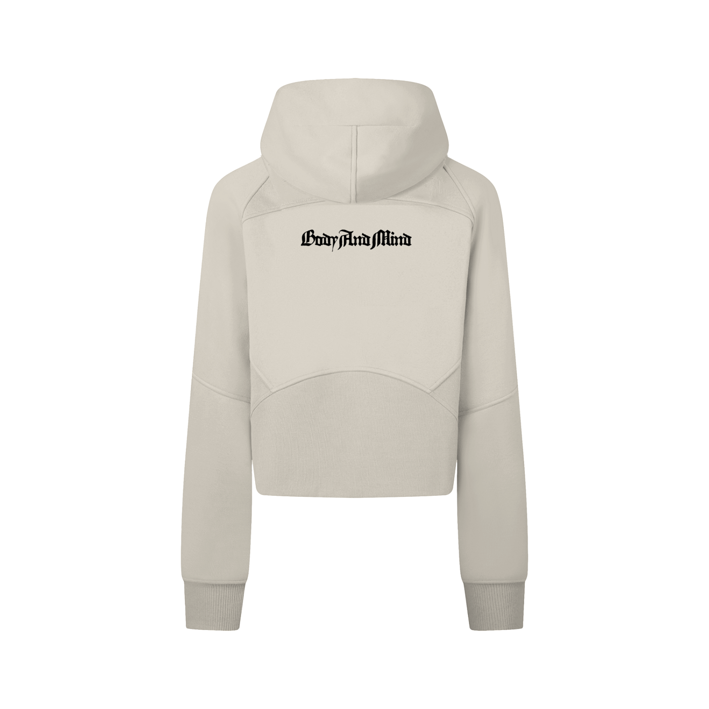 Active Cropped Zip-Through Hoodie