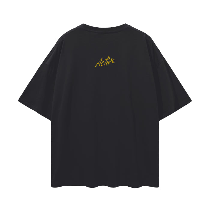 Active Beast Graphic Tee-Gold