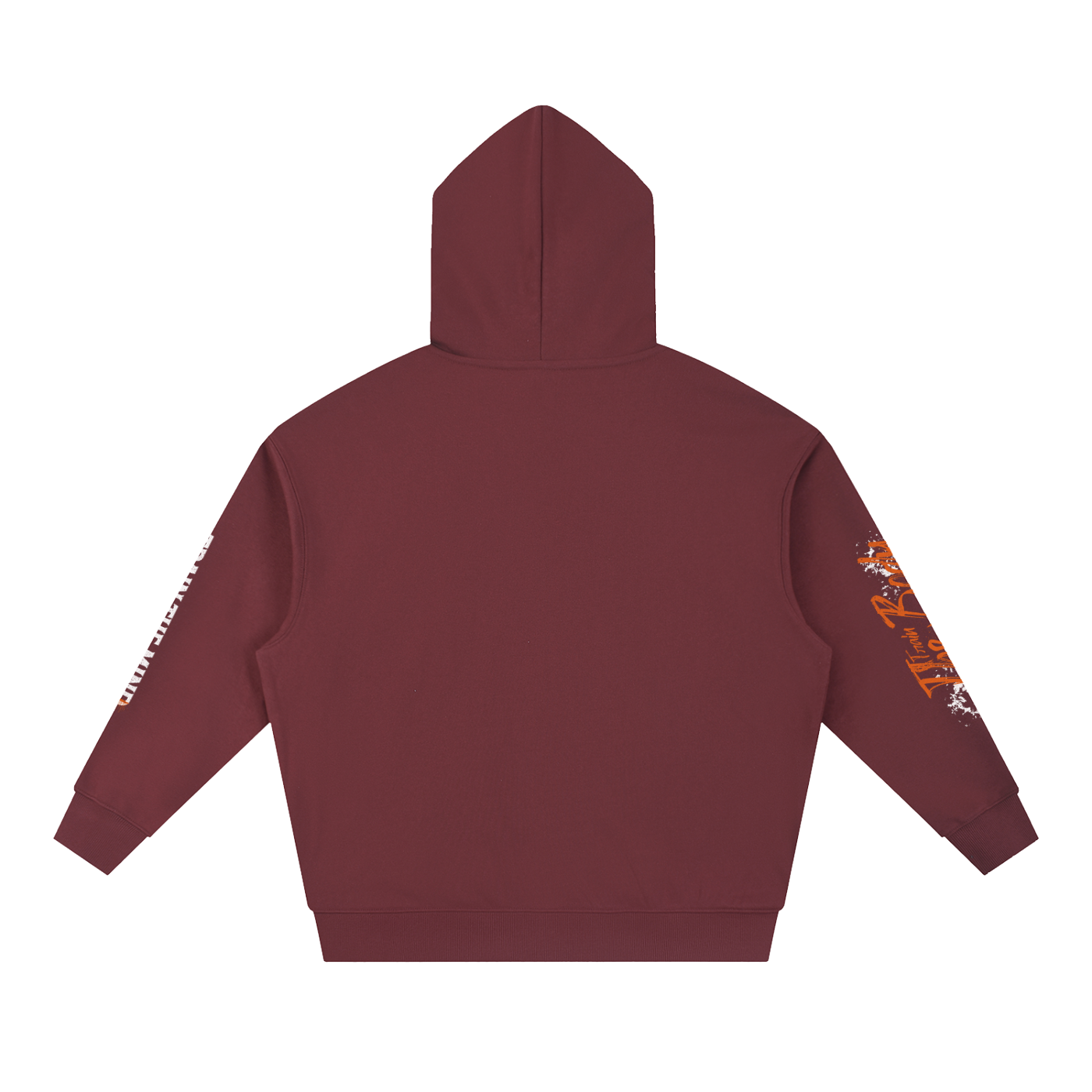 TTBTTM Heavyweight Graphic Hoodie-Orange