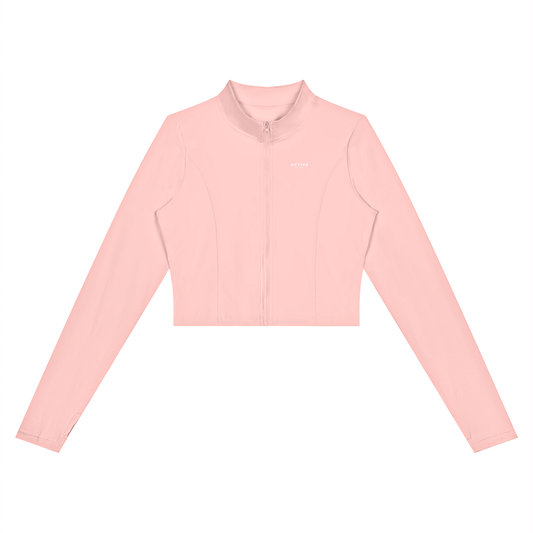 Active Crop Sports Jacket