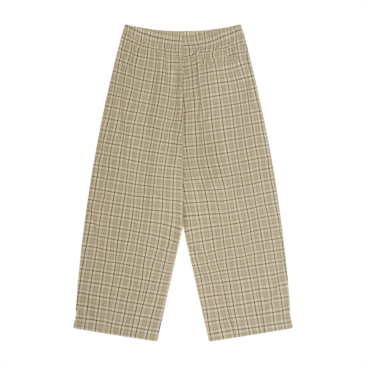 Active Plaid Wide Leg Pants