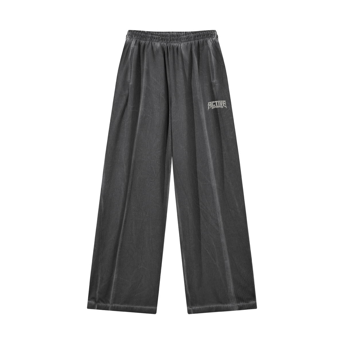 Active Mesh Wide-Leg Sweatpants
