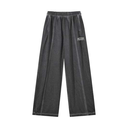 Active Mesh Wide-Leg Sweatpants