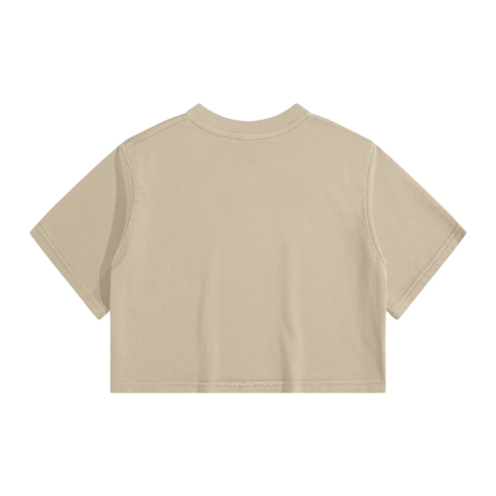 Active Washed Crop Top
