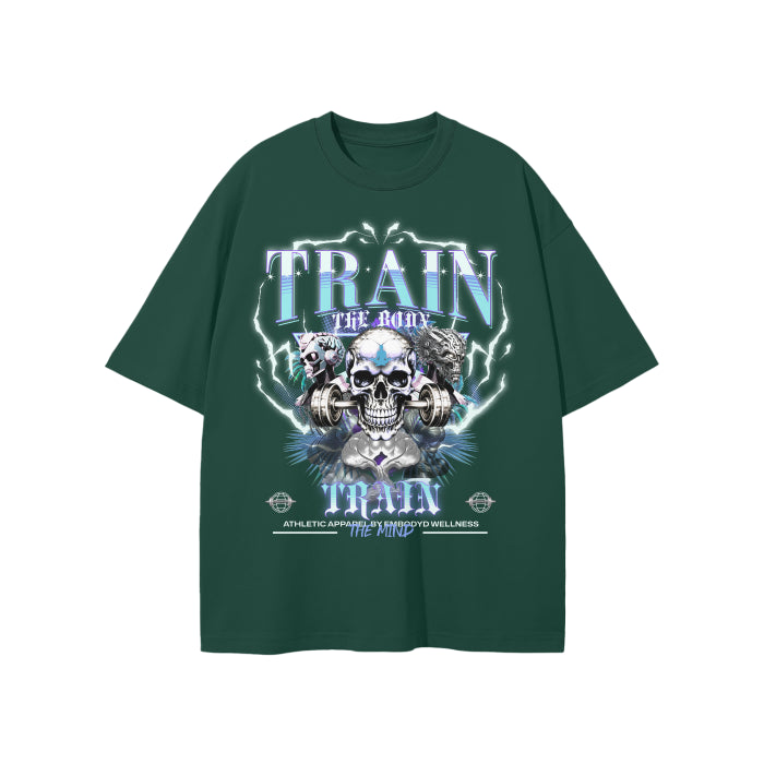 TTBTTM Skull Graphic Tee-Blue