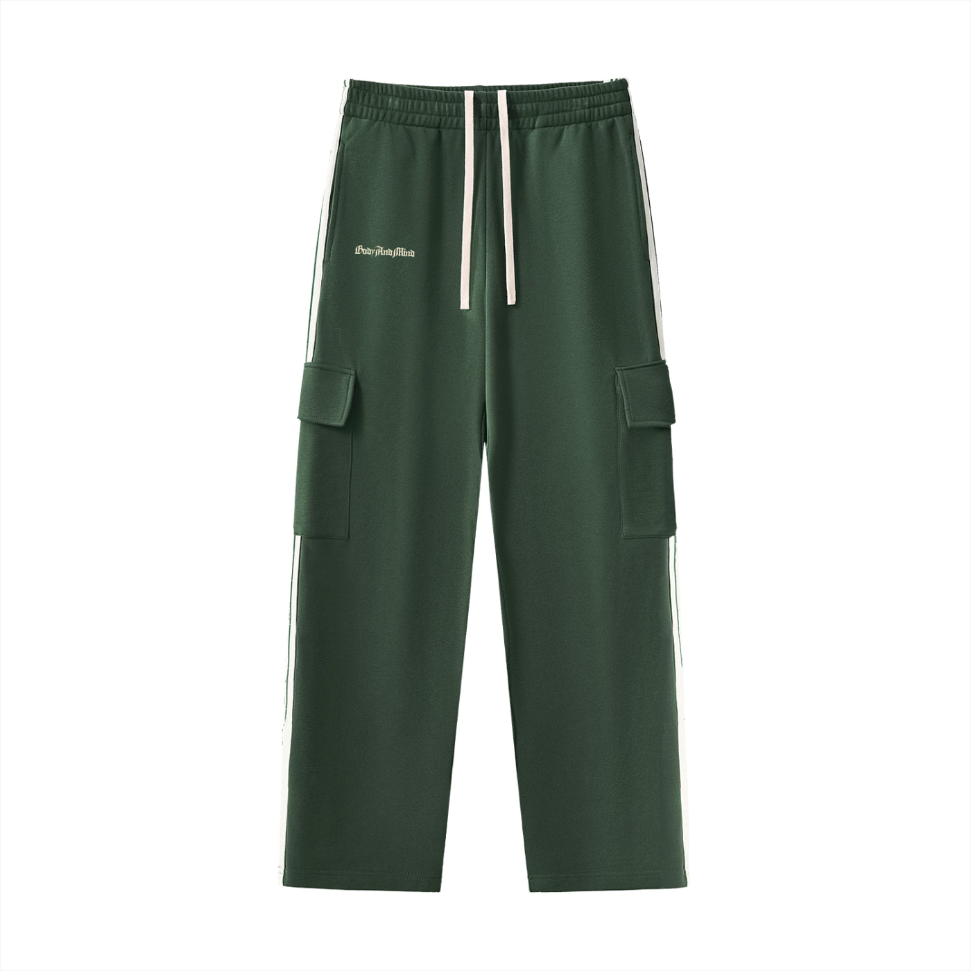 Active Stripe Straight-Leg Pants