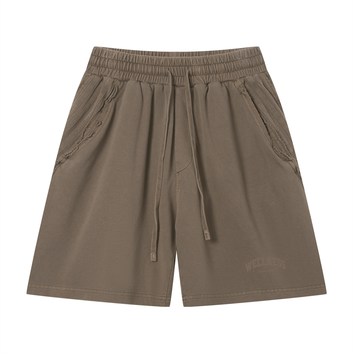Wellness Vintage Raw-Edge Shorts