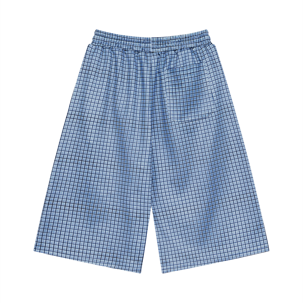 Active Plaid Drawstring Shorts
