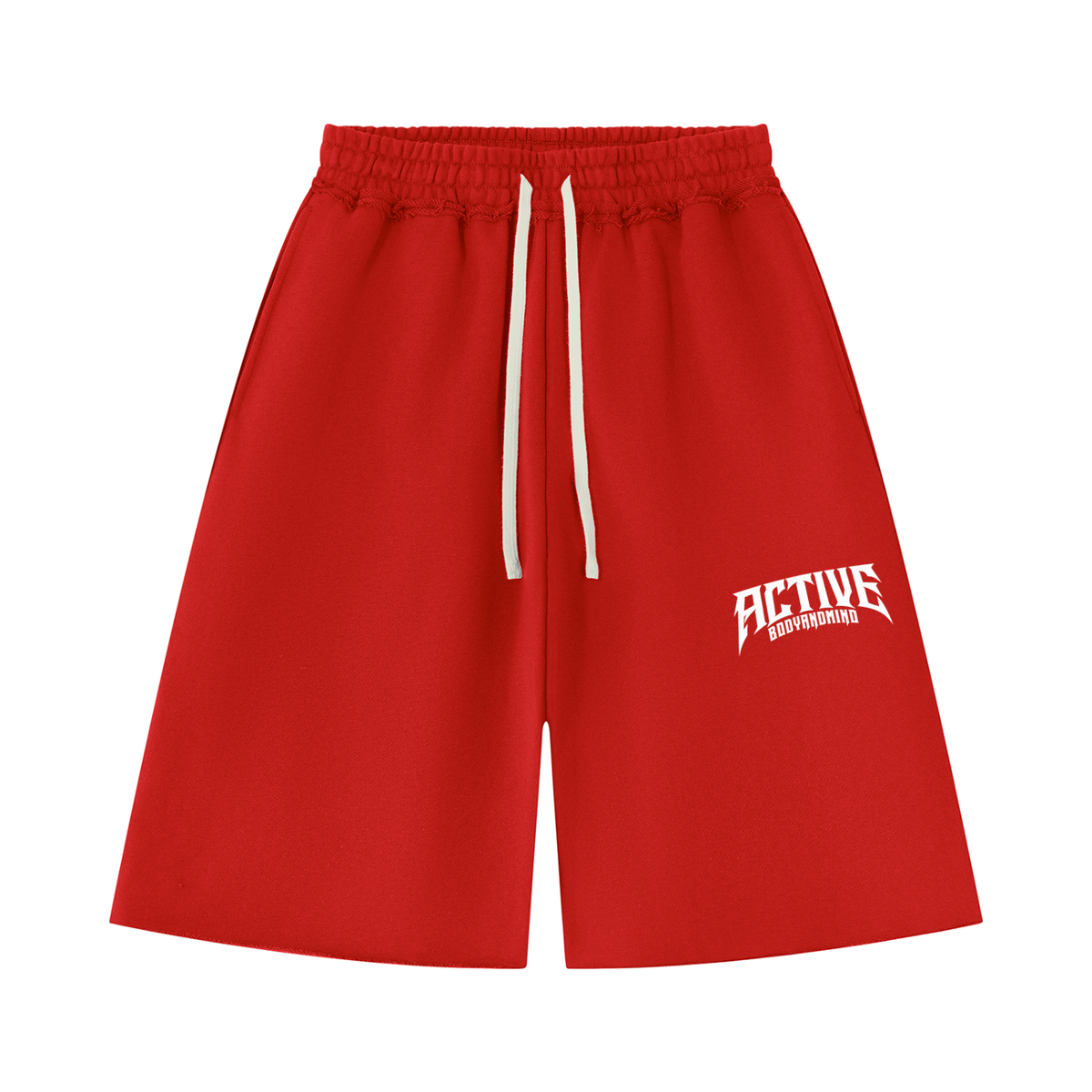 Active Raw Edge Shorts