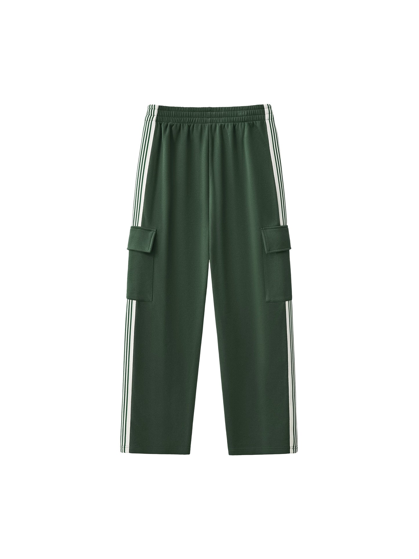 Active Stripe Straight-Leg Pants