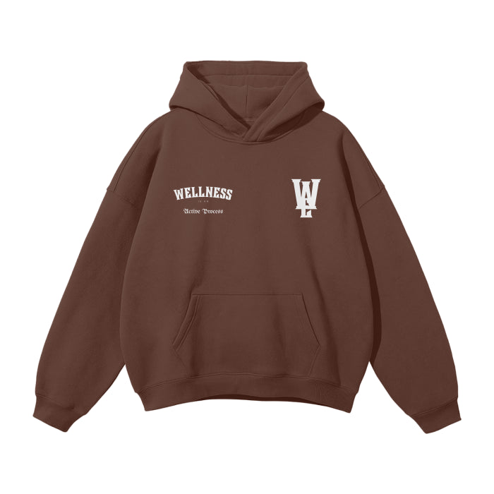 Wellness Super Soft Oversize Hoodie-Brown
