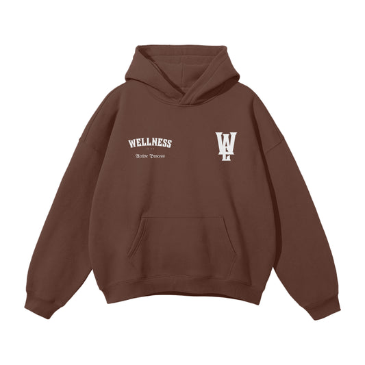 Wellness Super Soft Oversize Hoodie-Brown