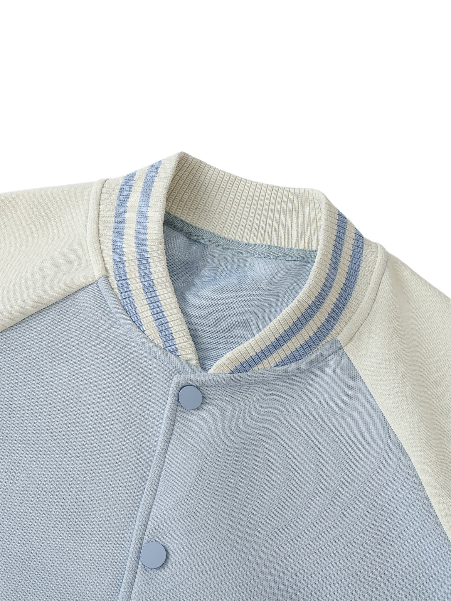 Wellness Varsity Jacket (Light Blue)