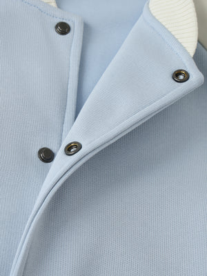 Wellness Varsity Jacket (Light Blue)