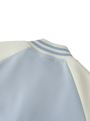Wellness Varsity Jacket (Light Blue)