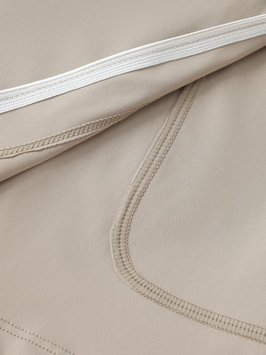 Active High-Waist Pocketed A-Line Skirt