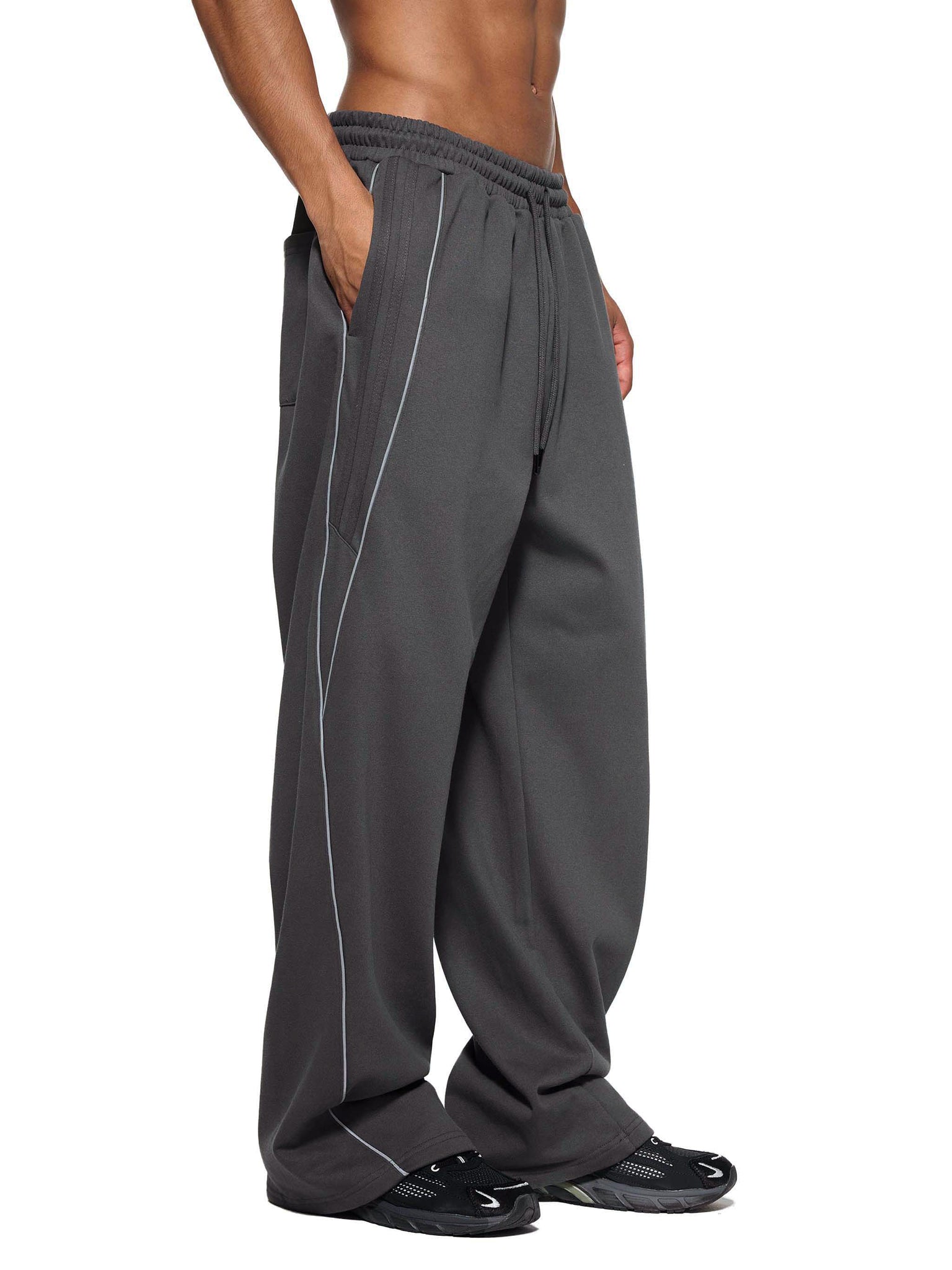 TTBTTM Leisure Reflection Striped Sweats (Dark)