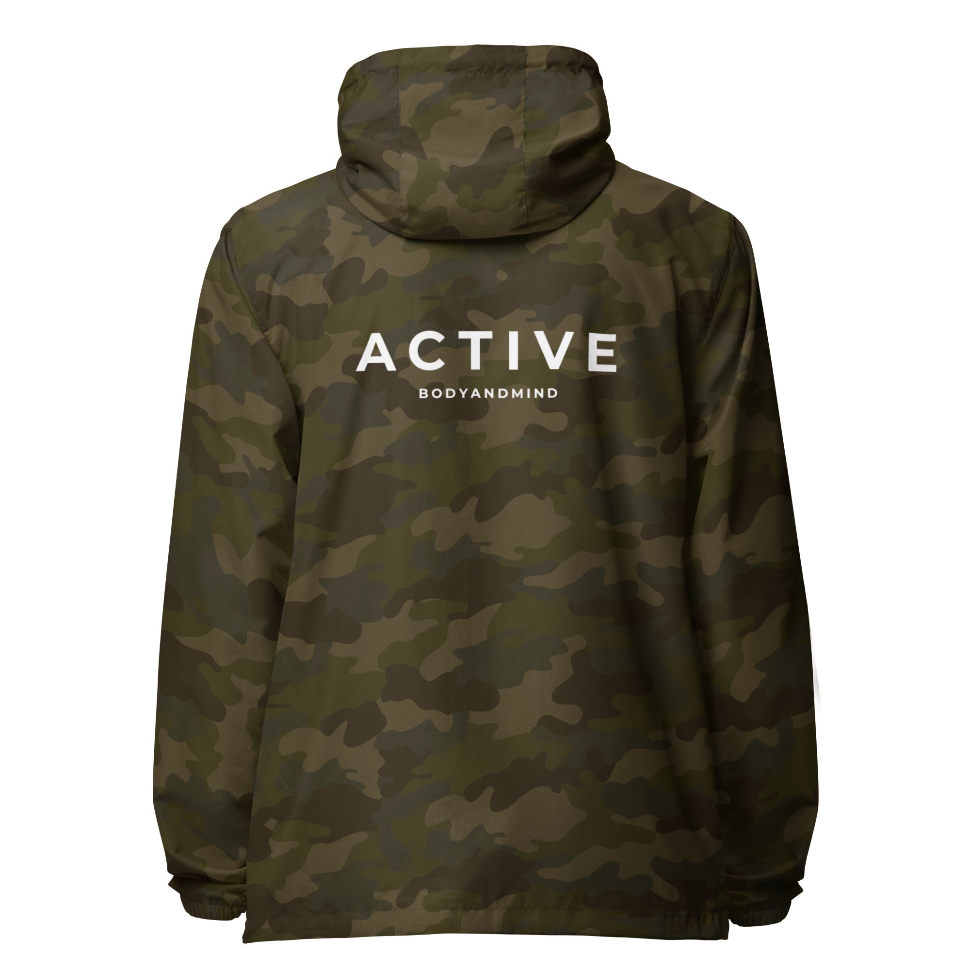 Active Lightweight Full Zip Windbreaker (Camo)