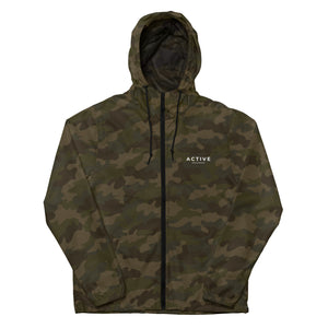 Active Lightweight Full Zip Windbreaker (Camo)