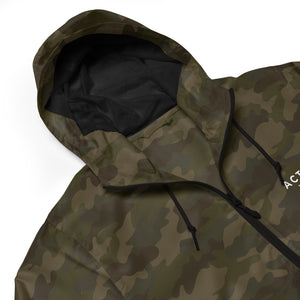 Active Lightweight Full Zip Windbreaker (Camo)