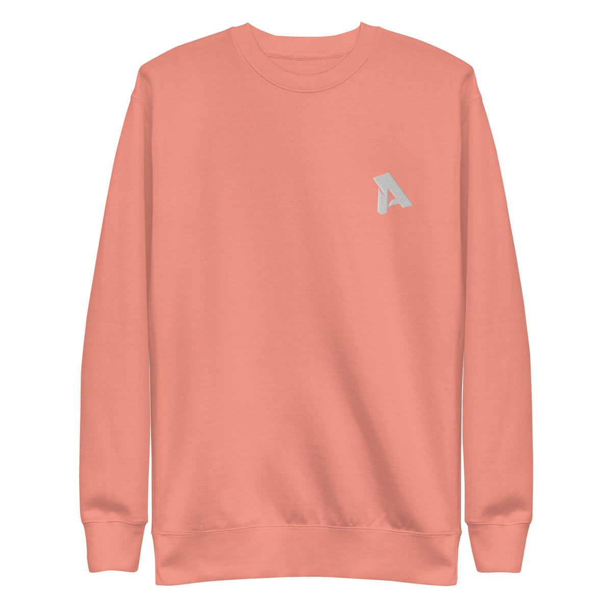 Active Premium Crew-White