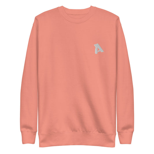 Active Premium Crew-White