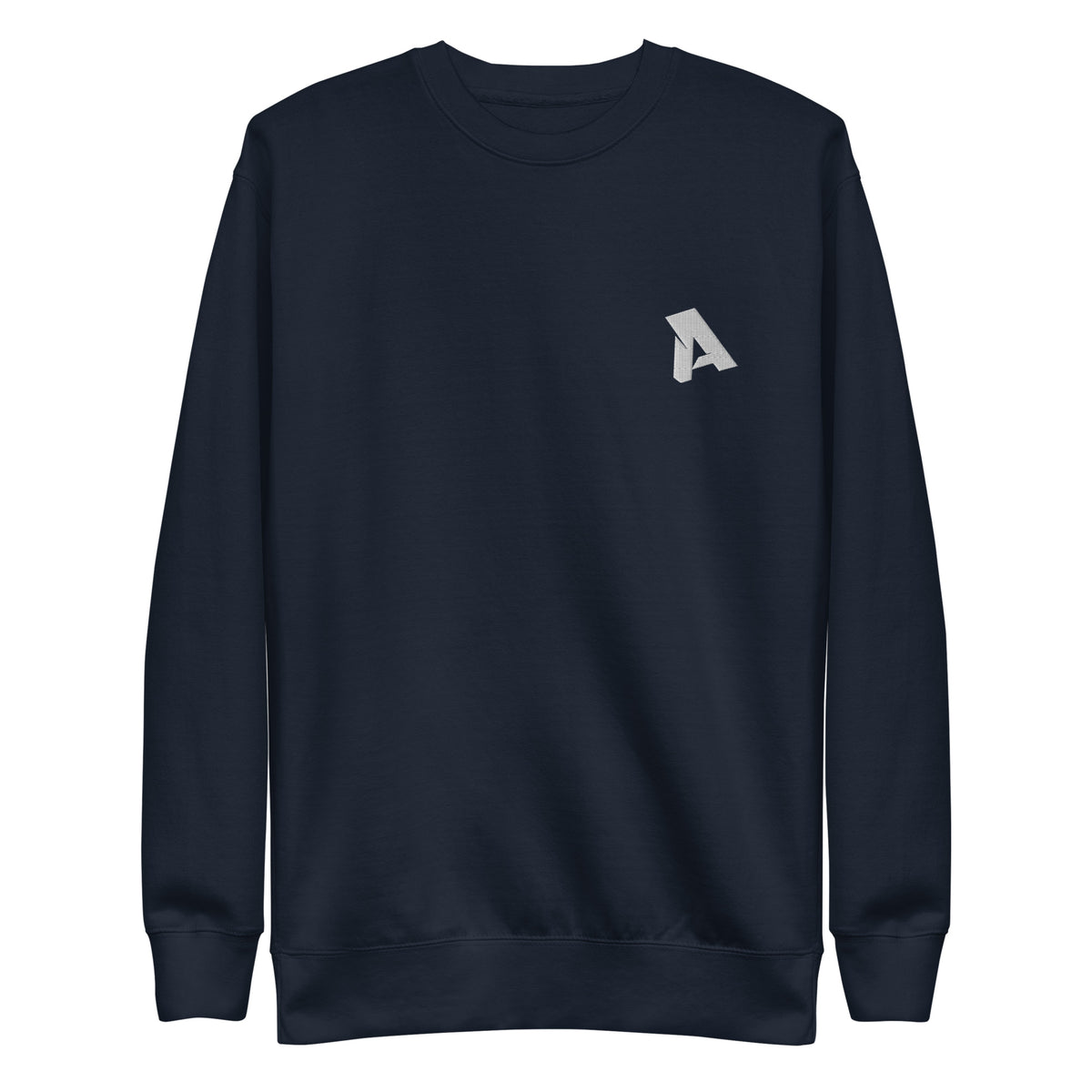 Active Premium Crew-White