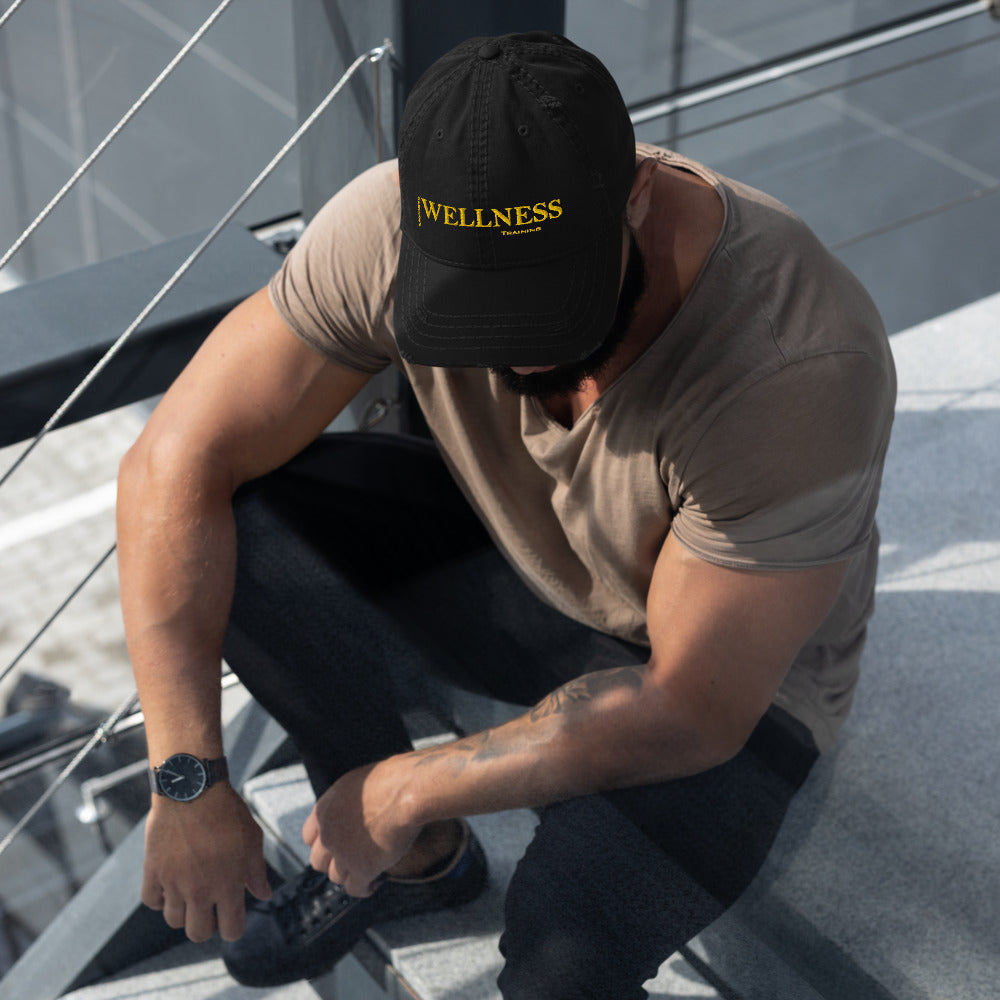 Wellness Distressed Dad Hat
