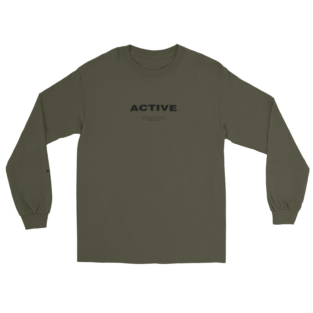 Active Men’s Long Sleeve Shirt Dark